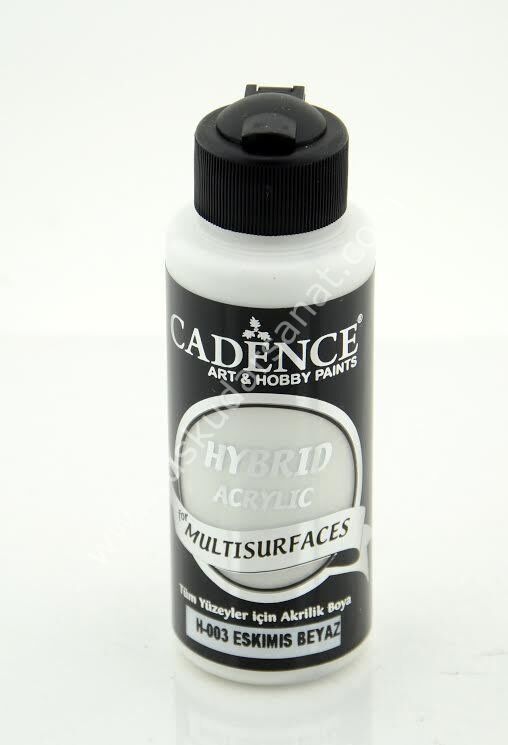 Cadence Hybrid Multisurfaces Akrilik Boya 120ml  H-003 ESKİMİŞ BEYAZ