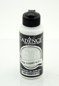 Cadence Hybrid Multisurfaces Akrilik Boya 120ml  H-003 ESKİMİŞ BEYAZ