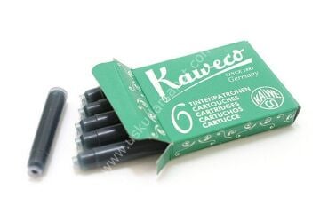 Kaweco Dolmakalem ve Kaligrafi Kalemi Kartuşu 6'lıYeşil 10000009