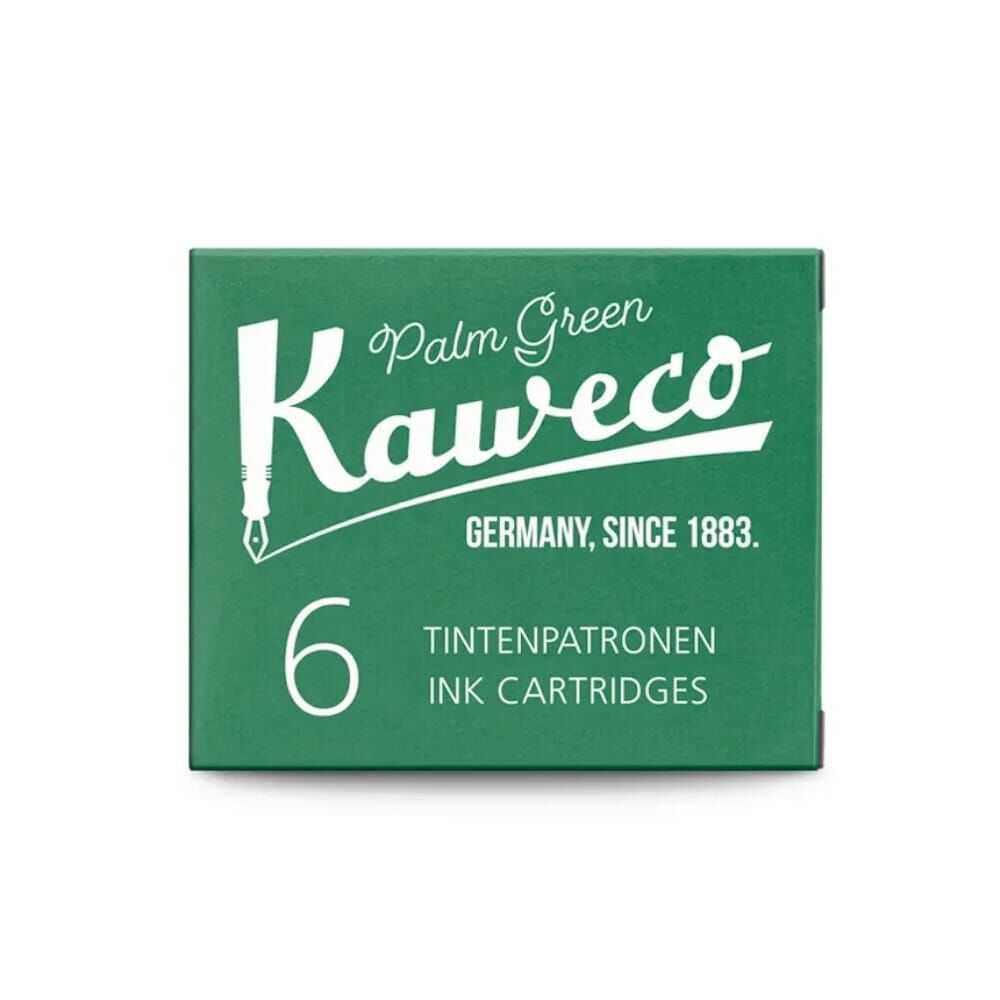Kaweco Dolmakalem ve Kaligrafi Kalemi Kartuşu 6'lı Palmiye Yeşil 10000009
