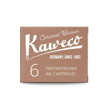 Kaweco Dolmakalem ve Kaligrafi Kalemi Kartuşu 6'lı Karamel Kahverengi 10000259