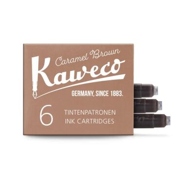 Kaweco Dolmakalem ve Kaligrafi Kalemi Kartuşu 6'lı Karamel Kahverengi 10000259