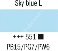 Talens Amsterdam Akrilik Sprey Boya 400ml Sky blue L 551