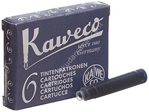 Kaweco Dolmakalem ve Kaligrafi Kalemi Kartuşu 6'lı Mavi-siyah