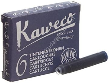 Kaweco Dolmakalem ve Kaligrafi Kalemi Kartuşu 6'lı Mavi-siyah