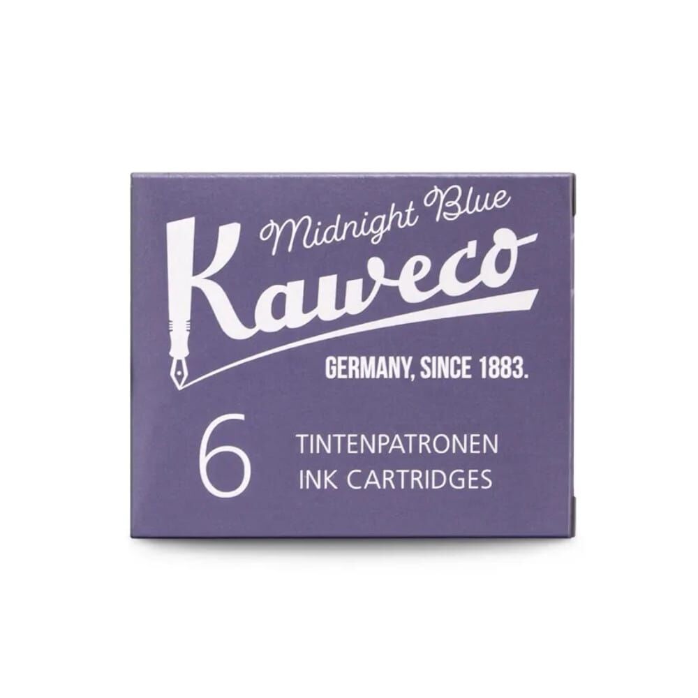 Kaweco Dolmakalem ve Kaligrafi Kalemi Kartuşu 6'lı Gece Mavisi 10000258