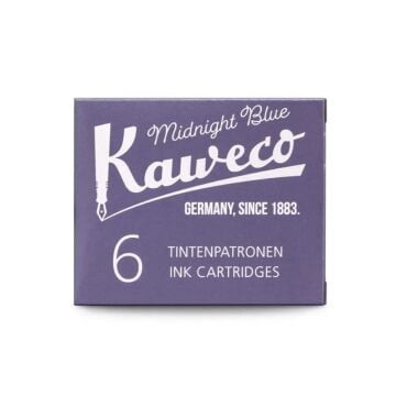 Kaweco Dolmakalem ve Kaligrafi Kalemi Kartuşu 6'lı Gece Mavisi 10000258