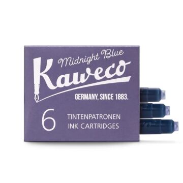 Kaweco Dolmakalem ve Kaligrafi Kalemi Kartuşu 6'lı Gece Mavisi 10000258