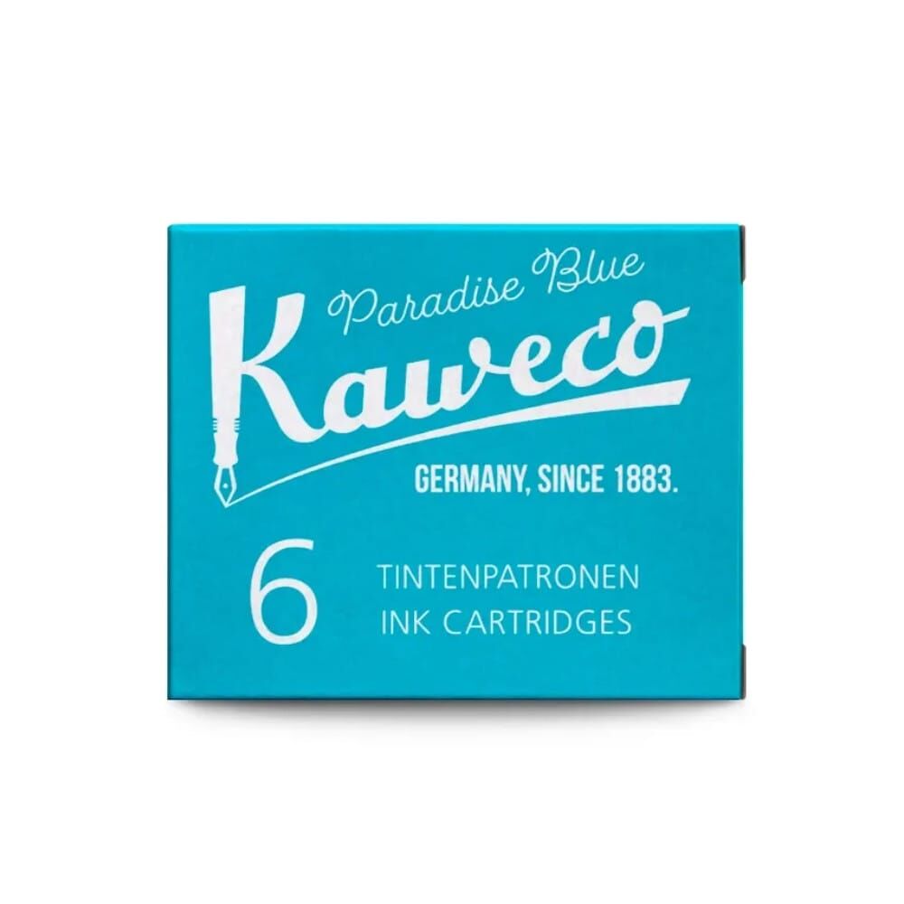 Kaweco Dolmakalem ve Kaligrafi Kalemi Kartuşu 6'lı Cennet Mavi 10000260