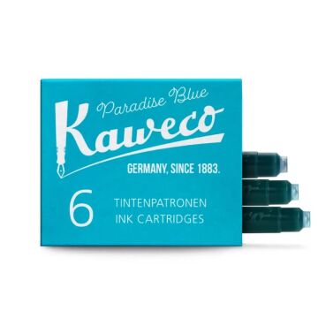 Kaweco Dolmakalem ve Kaligrafi Kalemi Kartuşu 6'lı Cennet Mavi 10000260