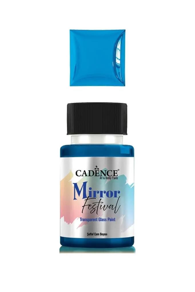 Cadence Mirror Festival Cam Boyası 50 ml Mavi Mf-06