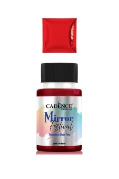 Cadence Mirror Festival Cam Boyası MF-08 KIRMIZI 50ML