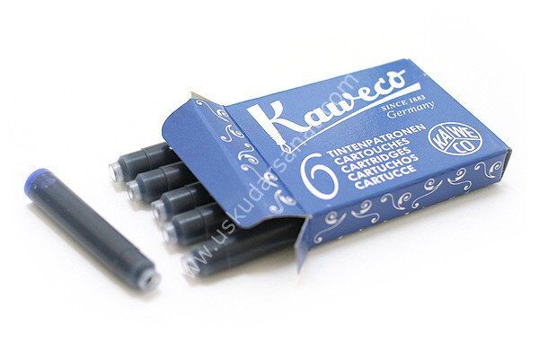 Kaweco Dolmakalem ve Kaligrafi Kalemi Kartuşu 6'lı Mavi 10000256