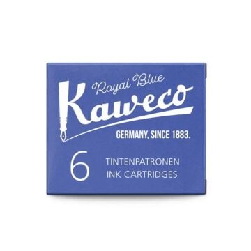 Kaweco Dolmakalem ve Kaligrafi Kalemi Kartuşu 6'lı Royal Mavi 10000256