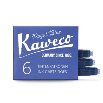 Kaweco Dolmakalem ve Kaligrafi Kalemi Kartuşu 6'lı Royal Mavi 10000256