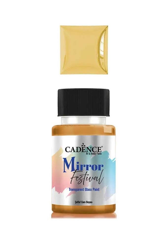 MF03 Altın Cam Boyası Şeffaf 50ML - Cadence Mirror Festival
