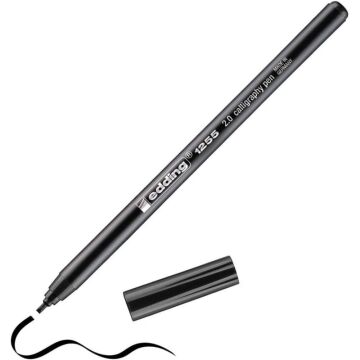Edding 1255 Kaligrafi Kalemi 2 mm Düz Kesik Uç Black 001