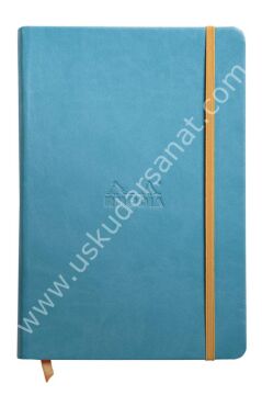 Rhodia Butik Rhodiarama Bloknot A5 turkuaz 90gr 96 Yaprak Çizgisiz