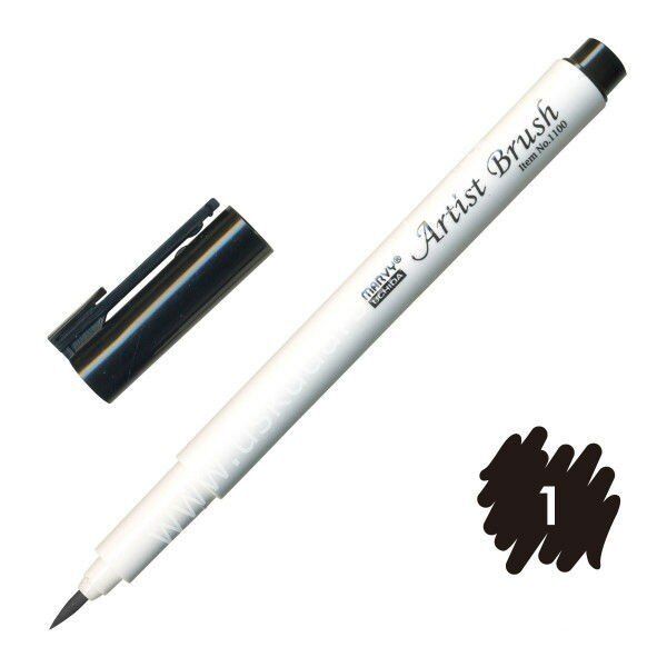 Marvy Artist Brush - Fırça Uçlu Kalem 1100 No:1 Black