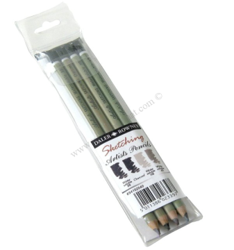 Daler Rowney 4'lü Karakalem Seti Artist Sketching Pencils