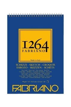 Fabriano F-1264 Eskiz Defteri 90 gr A5 Ebad 60 Yaprak