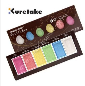 Zig Kuretake Gansai Tambi Metalik-  6 Renk MC20PC/6V