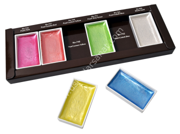 Zig Kuretake Gansai Tambi Metalik-  6 Renk MC20PC/6V