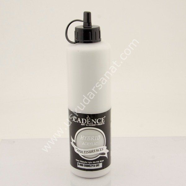 Cadence Hybrid Multisurfaces Akrilik Boya 500ml H-088 EKİNEZYA GRİ