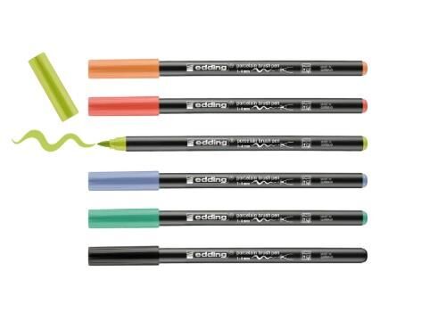 Edding 4200 Parlak-Canlı Renkler 6'lı Set Porselen Kalemi