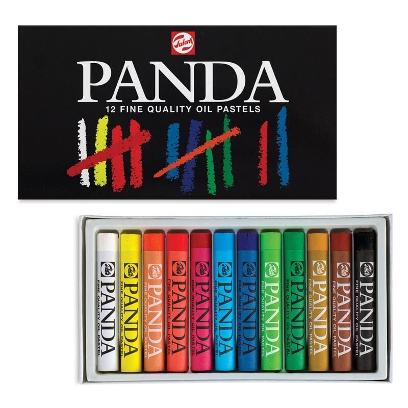Talens Panda Yağlı Pastel Boya12 Renk Set