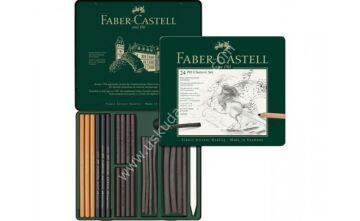 Faber Castell Pitt Karakalem-Kömür Set 24 Parça