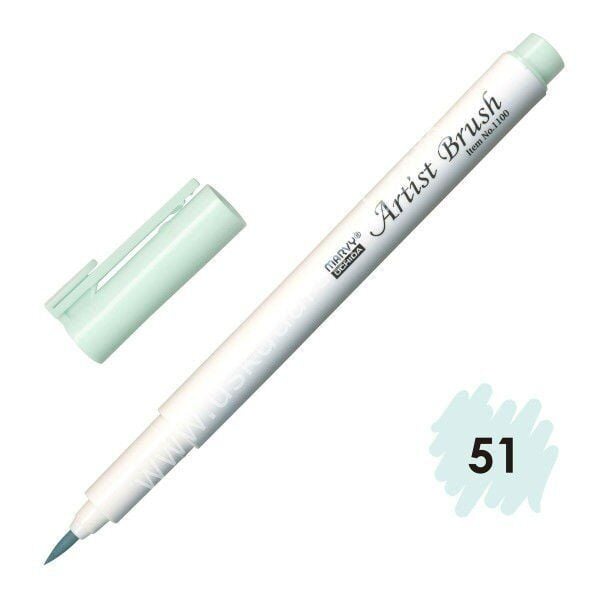 Marvy Artist Brush - Fırça Uçlu Kalem 1100 No:51 Aqua Grey