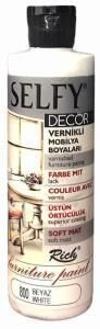 Rich Selfy Decor Vernikli Boya 240cc Beyaz 800