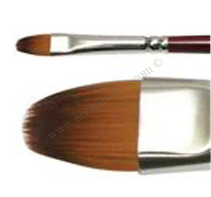 Pebeo 220 Seri Kedi Dili Fırça Kısa Sap No: 1