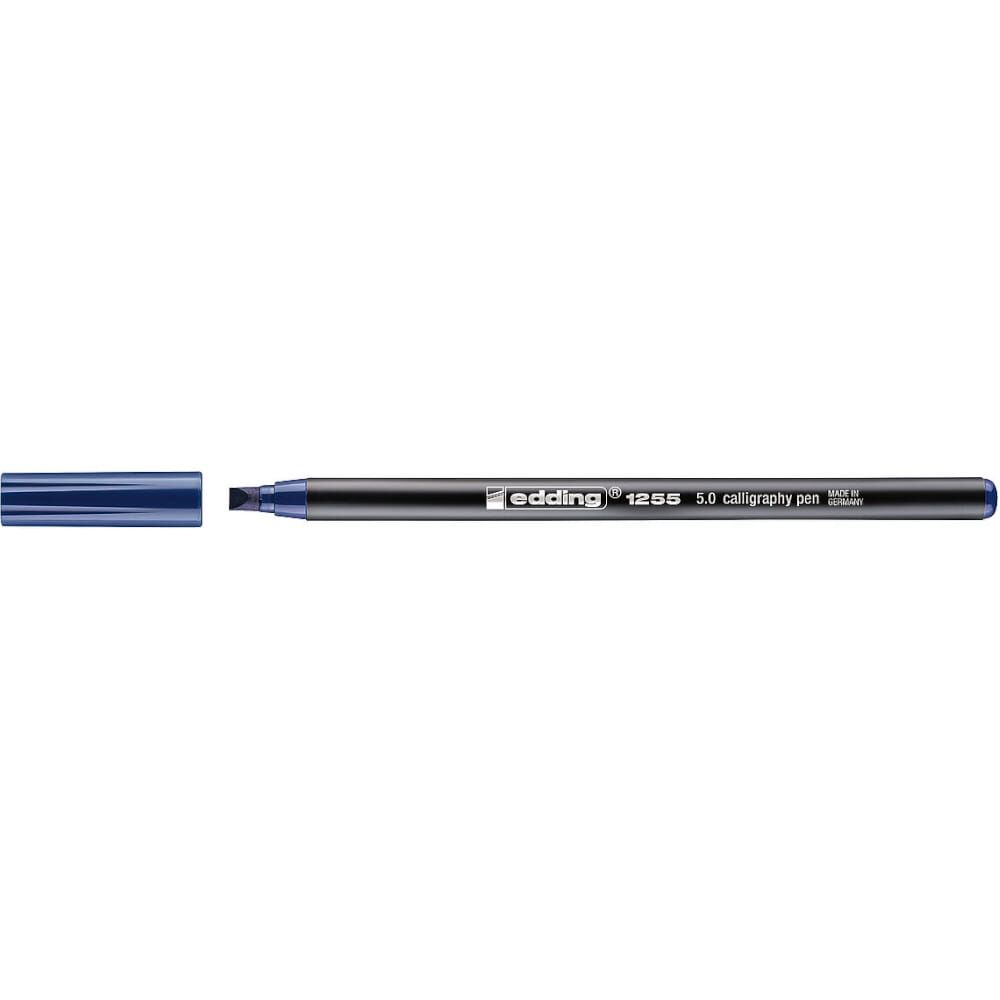 Edding 1255 Kaligrafi Kalemi 5 mm Düz Kesik Uç Steel Blue 017