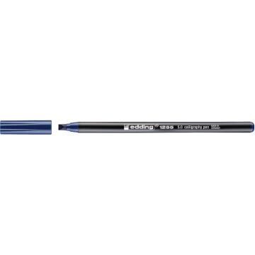 Edding 1255 Kaligrafi Kalemi 5 mm Düz Kesik Uç Steel Blue 017