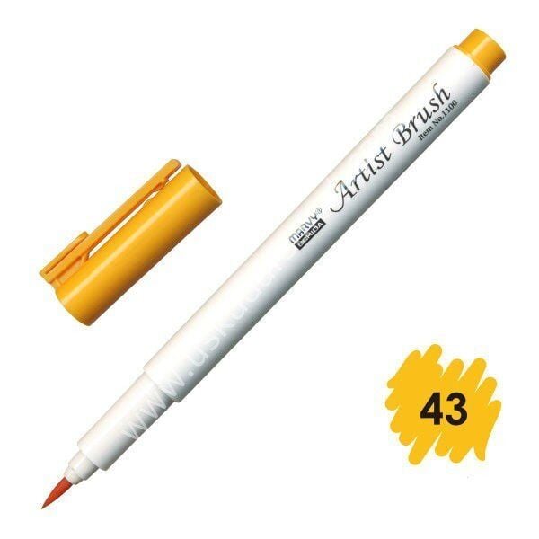 Marvy Artist Brush - Fırça Uçlu Kalem 1100 No:43 Brilliant Yellow