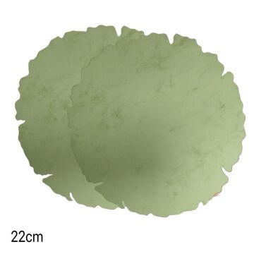 Yanık Kağıt Yuvarlak 22cm 2li Set