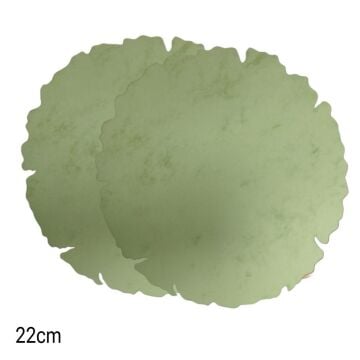 Yanık Kağıt Yuvarlak 22cm 2li Set