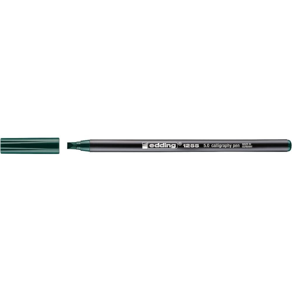 Edding 1255 Kaligrafi Kalemi 5 mm Düz Kesik Uç Bottle Green 025