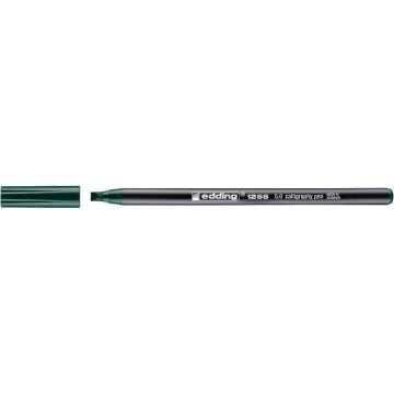 Edding 1255 Kaligrafi Kalemi 5 mm Düz Kesik Uç Bottle Green 025