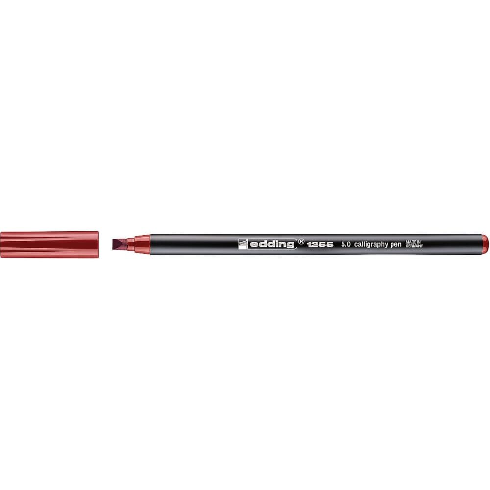 Edding 1255 Kaligrafi Kalemi 5 mm Düz Kesik Uç Crimson Lake 046