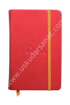 Rhodia Butik Rhodiarama Bloknot A6 Kırmızı 90gr 96 Yaprak Çizgisiz