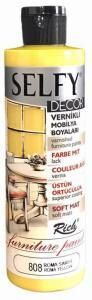 Rich Selfy Decor Vernikli Boya 240cc Roma Sarısı 808