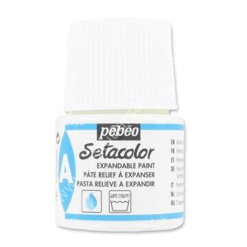 Pebeo Setacolor Kabaran Kumaş Boyası 45ml Beyaz