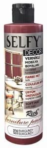 Rich Selfy Decor Vernikli Boya 240cc Burgundy 828