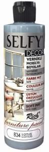 Rich Selfy Decor Vernikli Boya 240cc Lotus 834