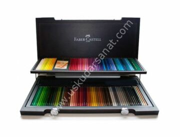 Faber Castell Polychromos Kuru Boya Kalem Seti 120'li Ahşap Çantalı