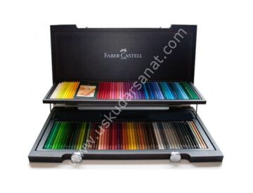 Faber Castell Polychromos Kuru Boya Kalem Seti 120'li Ahşap Çantalı