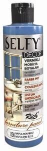 Rich Selfy Decor Vernikli Boya 240cc Napolyon Mavi 836